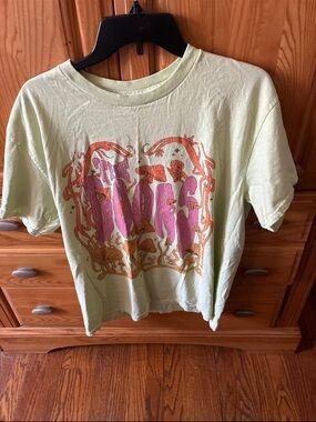 The Doors Logo Light Green Cotton Tee medium